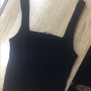 Zara Square Neck Sleeveless Top